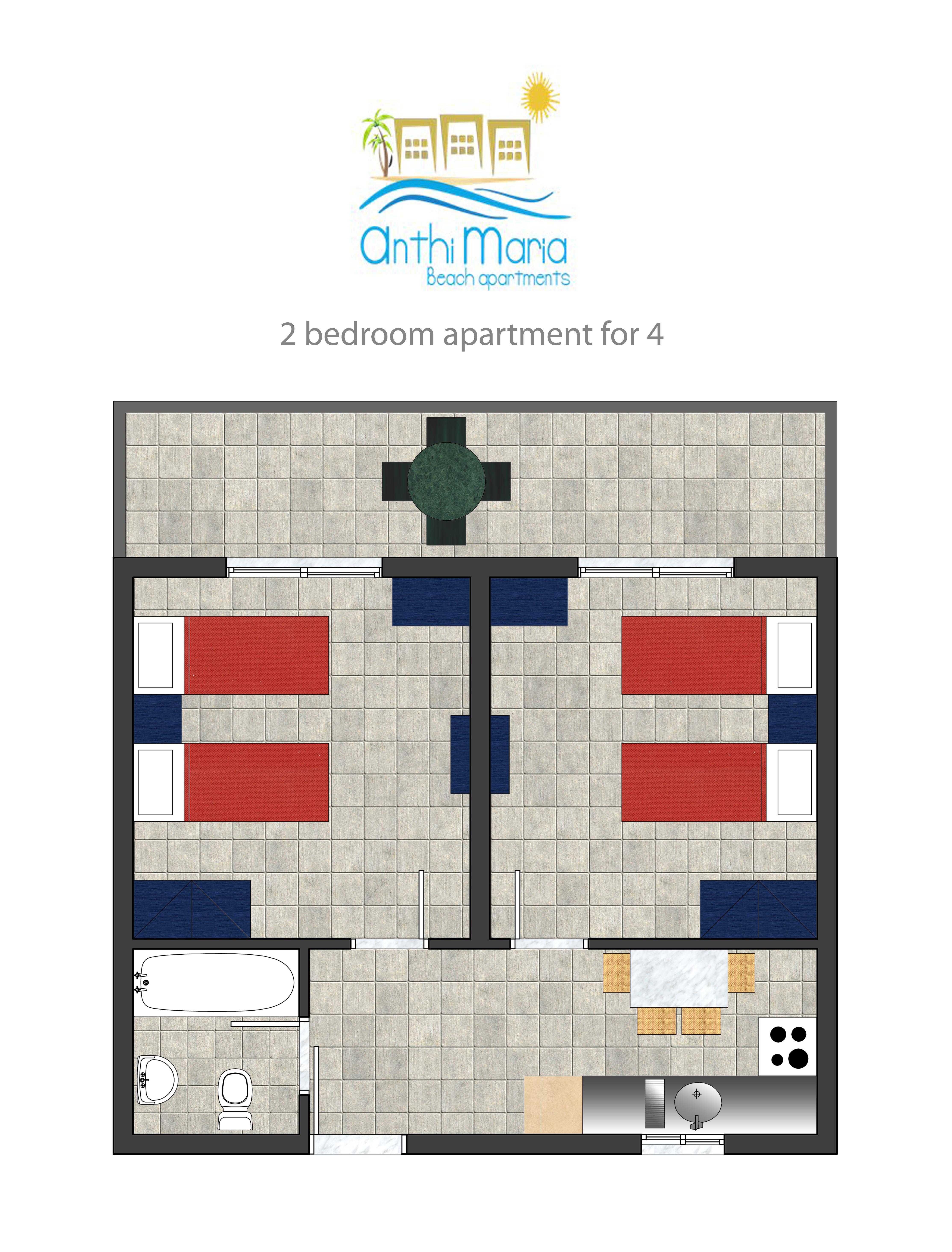 Anthi Maria Beach Apartments Pefki  외부 사진